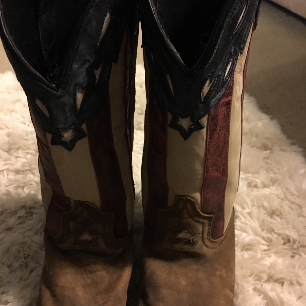 Laredo American Flag Liberty Western Boots - Picture 5 of 7